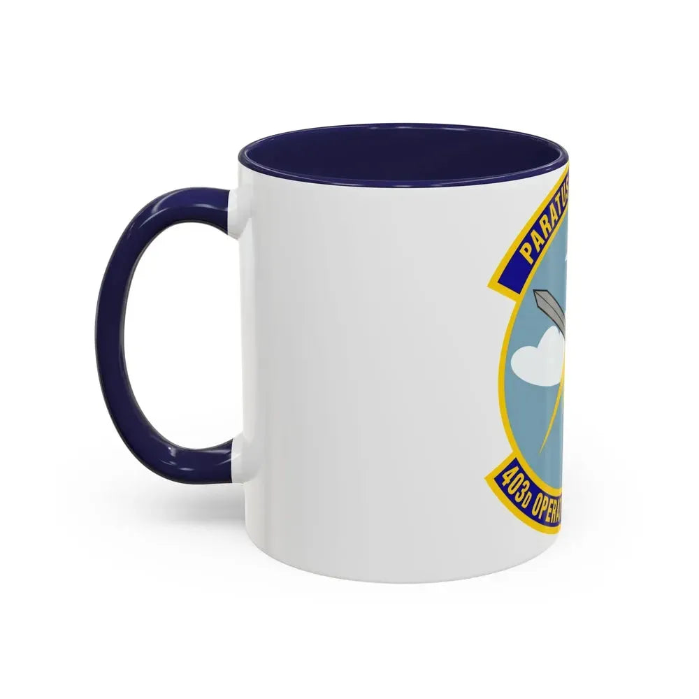 403d Operations Support Squadron (U.S. Air Force) Accent Coffee Mug - Go Mug Yourself
