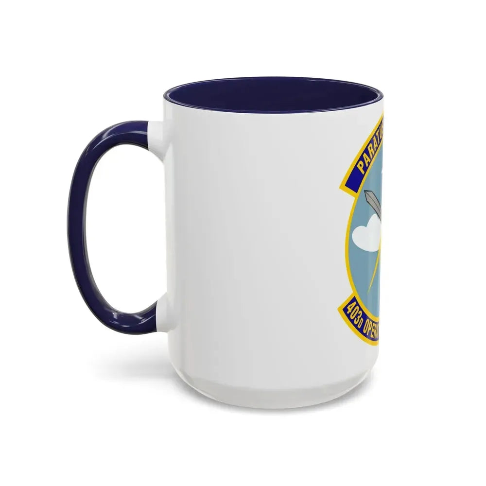 403d Operations Support Squadron (U.S. Air Force) Accent Coffee Mug - Go Mug Yourself
