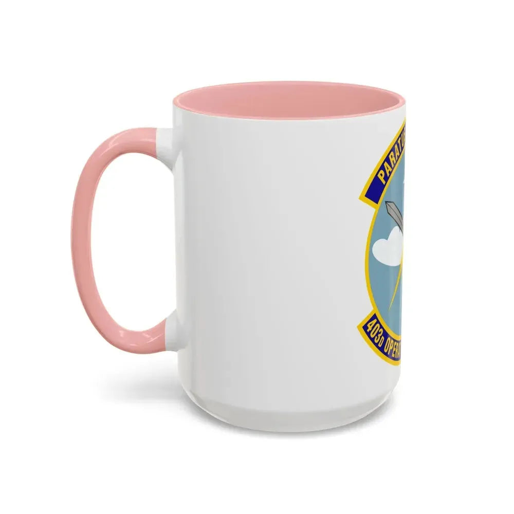 403d Operations Support Squadron (U.S. Air Force) Accent Coffee Mug - Go Mug Yourself