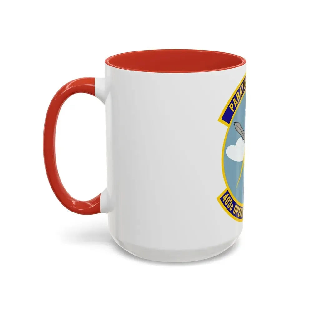403d Operations Support Squadron (U.S. Air Force) Accent Coffee Mug - Go Mug Yourself