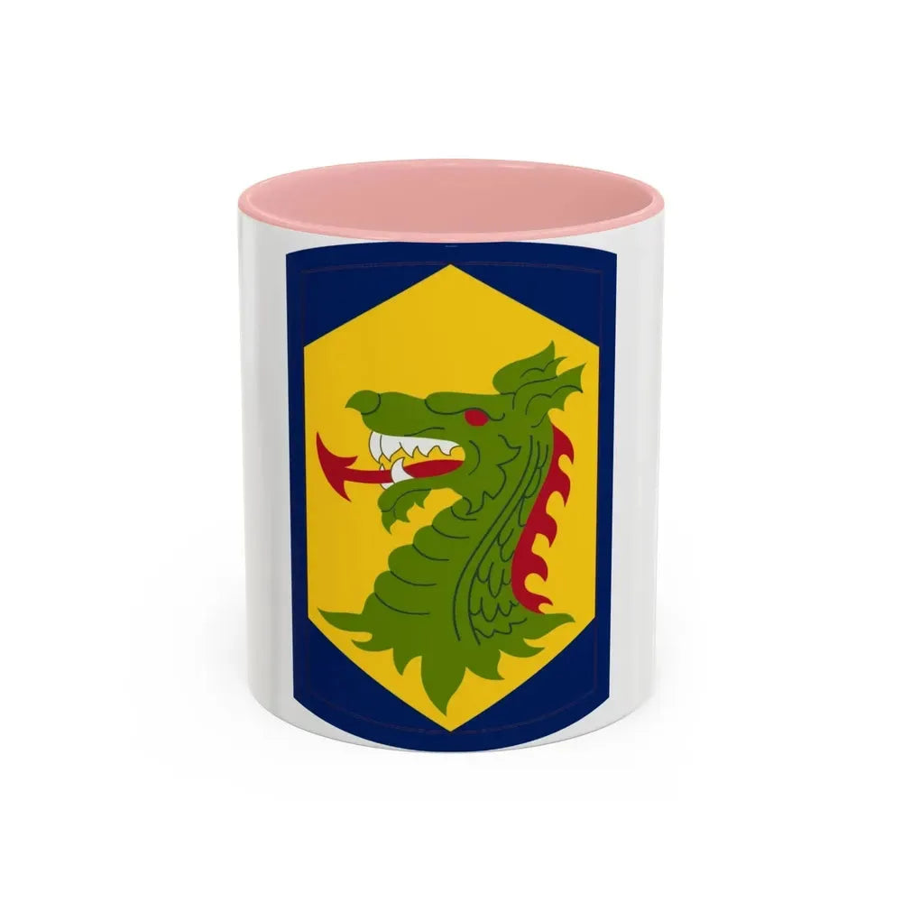 404 Maneuver Enhancement Brigade (U.S. Army) Accent Coffee Mug 11oz Pink - Go Mug Yourself
