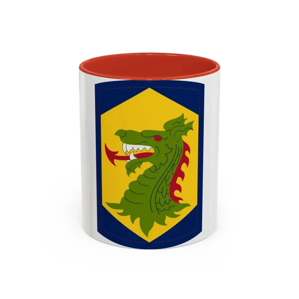 404 Maneuver Enhancement Brigade (U.S. Army) Accent Coffee Mug 11oz Red - Go Mug Yourself