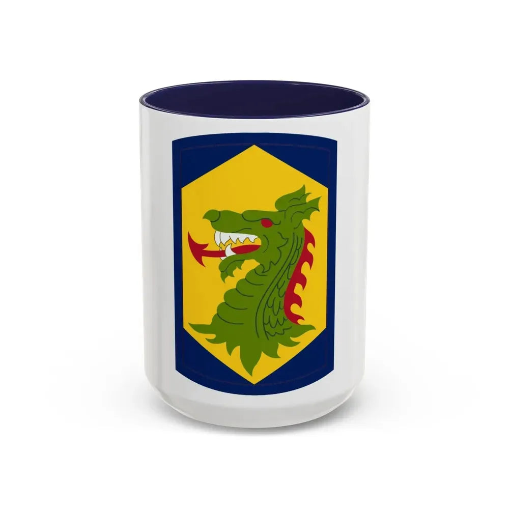 404 Maneuver Enhancement Brigade (U.S. Army) Accent Coffee Mug 15oz Navy - Go Mug Yourself