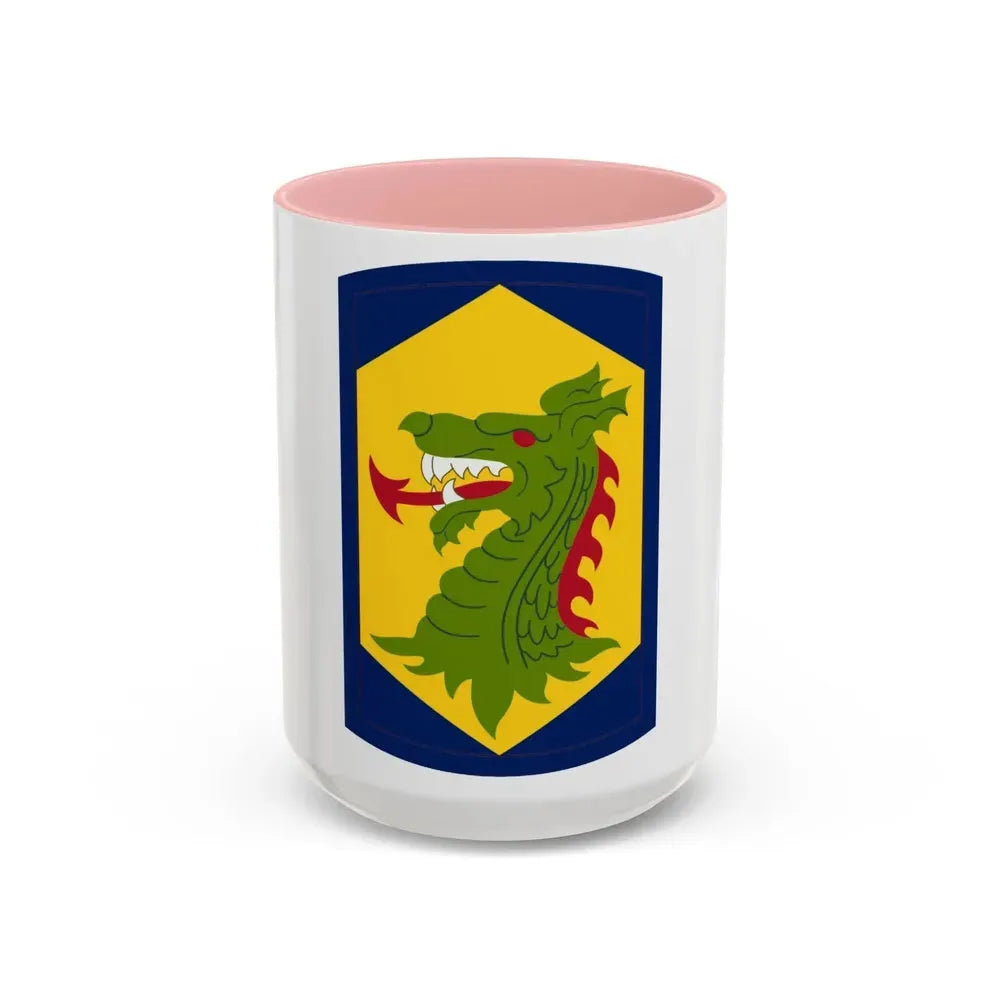404 Maneuver Enhancement Brigade (U.S. Army) Accent Coffee Mug 15oz Pink - Go Mug Yourself