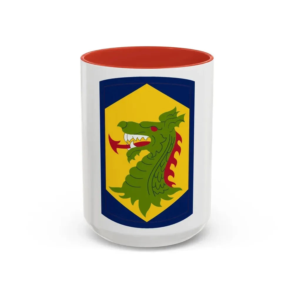404 Maneuver Enhancement Brigade (U.S. Army) Accent Coffee Mug 15oz Red - Go Mug Yourself