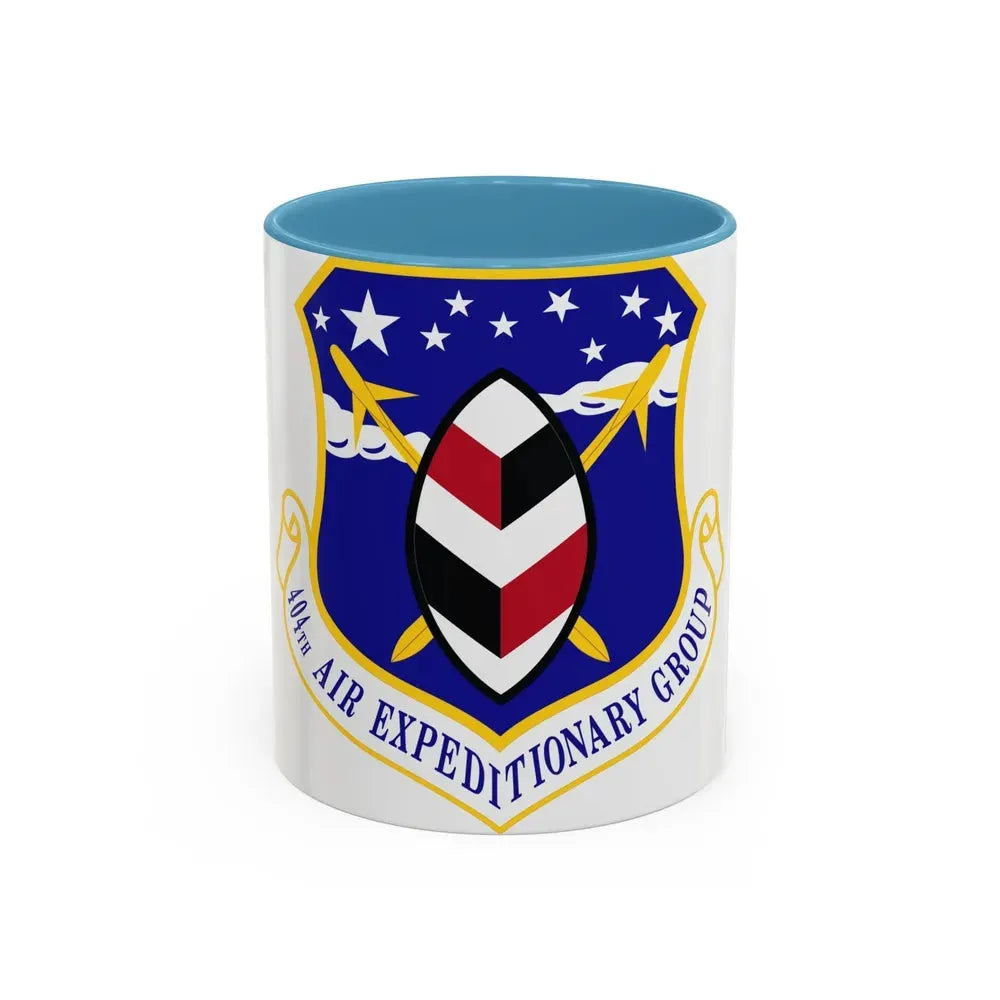 404th Air Expeditionary Group (U.S. Air Force) Accent Coffee Mug 11oz Light Blue - Go Mug Yourself