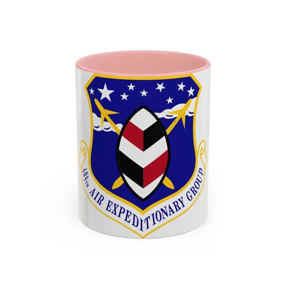 404th Air Expeditionary Group (U.S. Air Force) Accent Coffee Mug 11oz Pink - Go Mug Yourself