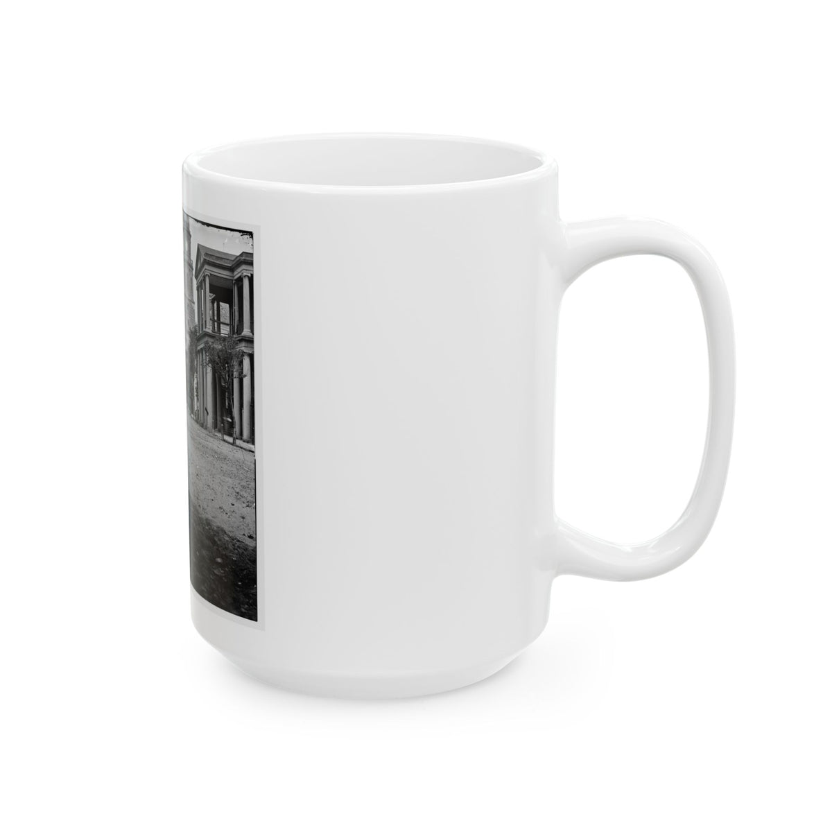 Charleston, S.C. Meeting Street, Near Broad; St. Michael's Church In Middle Distance (U.S. Civil War) White Coffee Mug