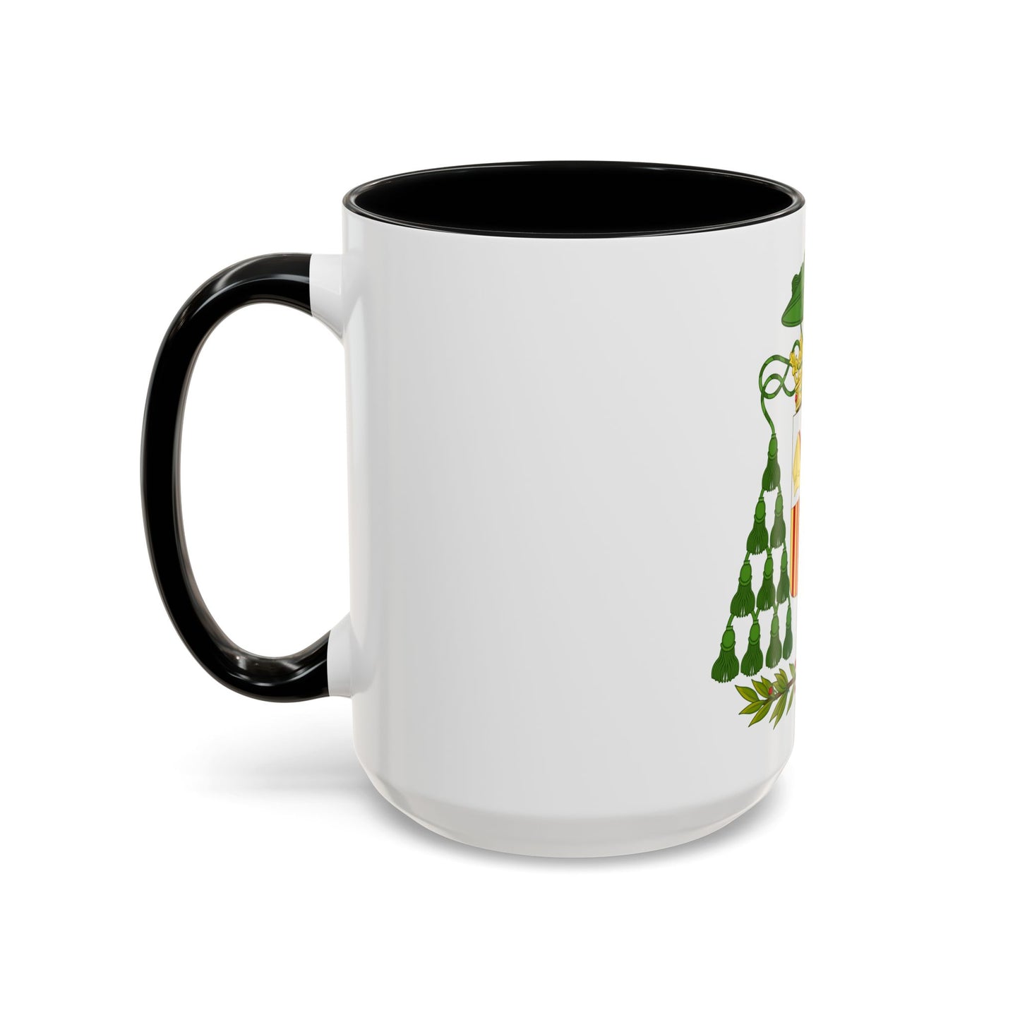 Historical Coat of Arms of Ecclesiastic Co-Prince of Andorra - Accent Coffee Mug