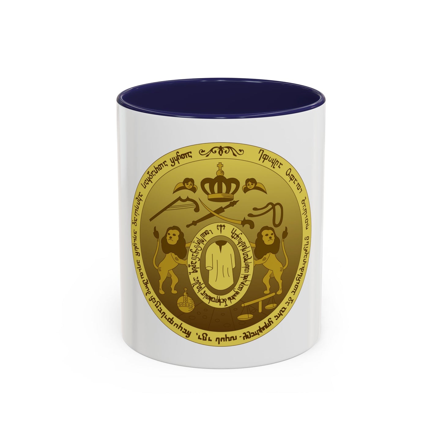 Coat of arms of Kingdom of Kartli-Kakheti - Accent Coffee Mug