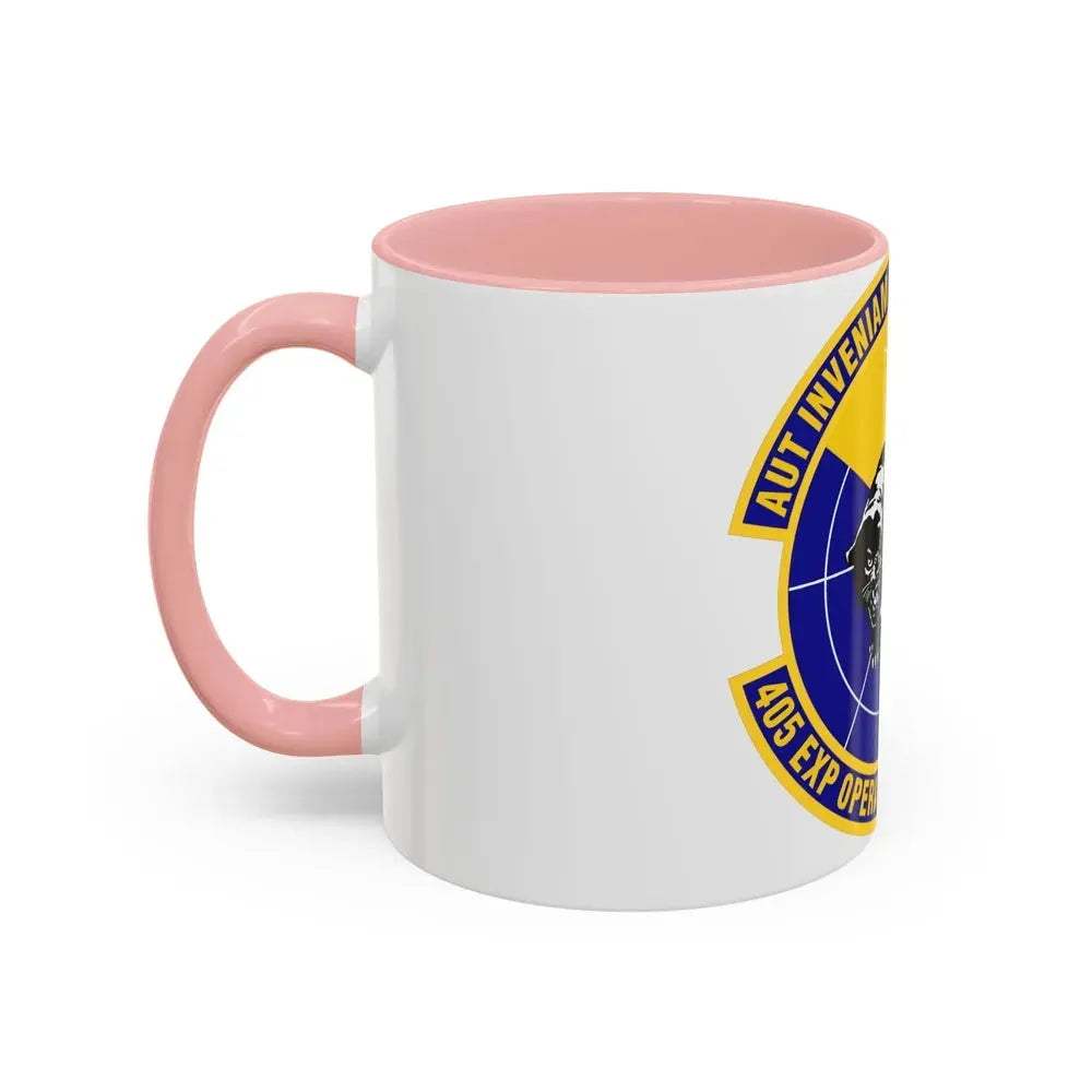 405th Expeditionary Operations Support Squadron (U.S. Air Force) Accent Coffee Mug - Go Mug Yourself
