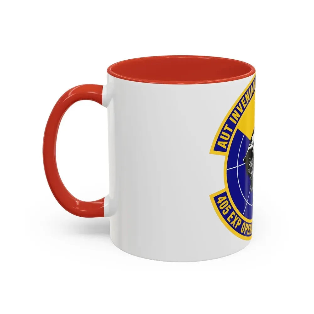405th Expeditionary Operations Support Squadron (U.S. Air Force) Accent Coffee Mug - Go Mug Yourself