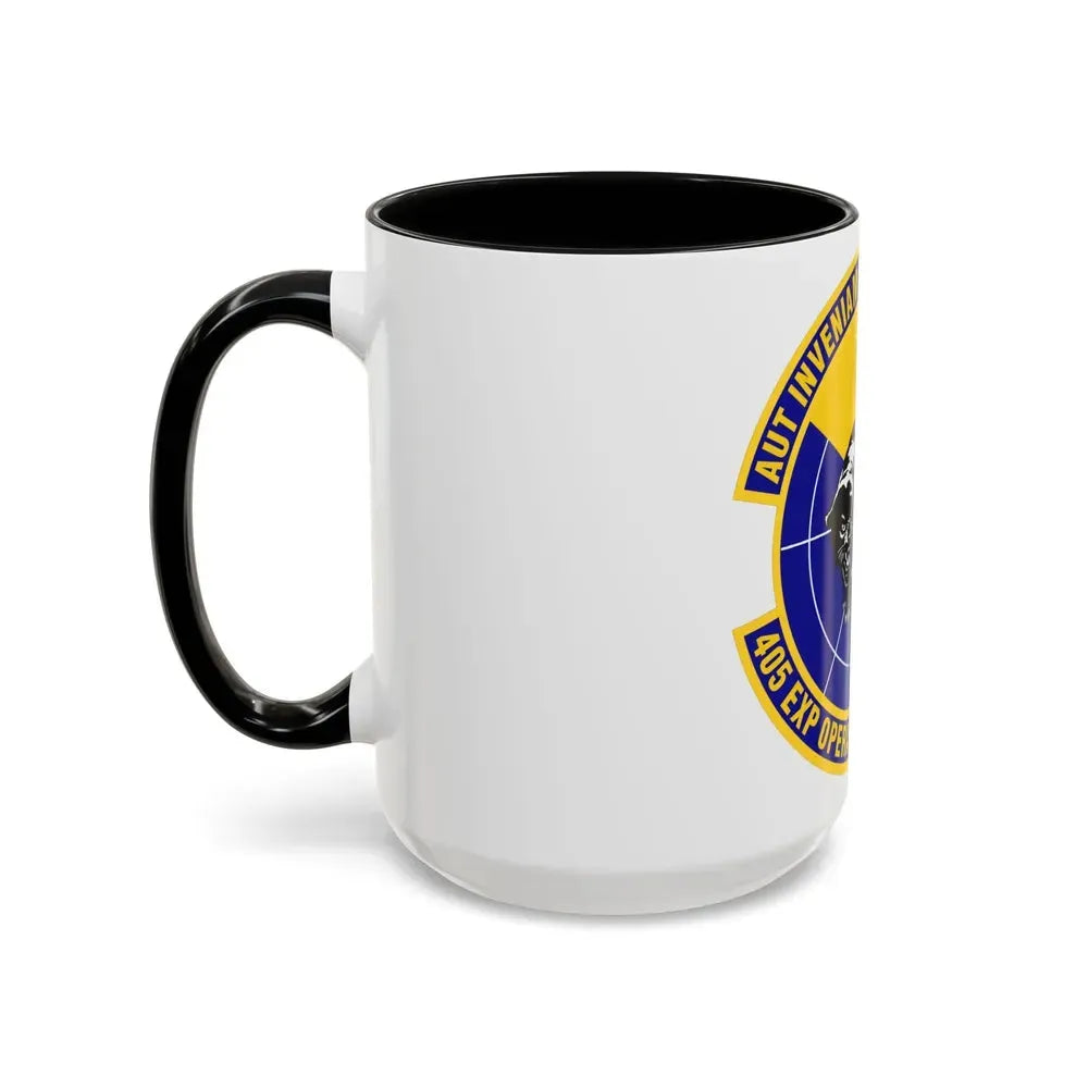 405th Expeditionary Operations Support Squadron (U.S. Air Force) Accent Coffee Mug - Go Mug Yourself