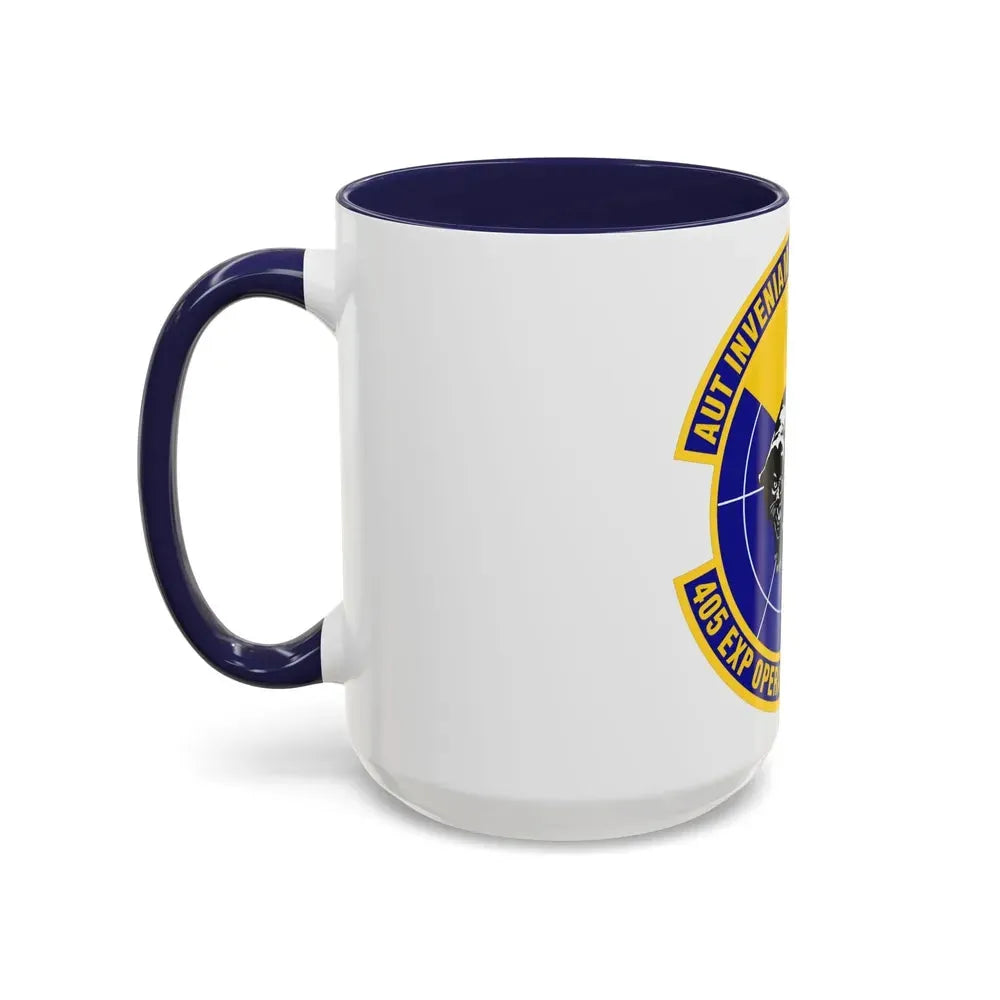 405th Expeditionary Operations Support Squadron (U.S. Air Force) Accent Coffee Mug - Go Mug Yourself