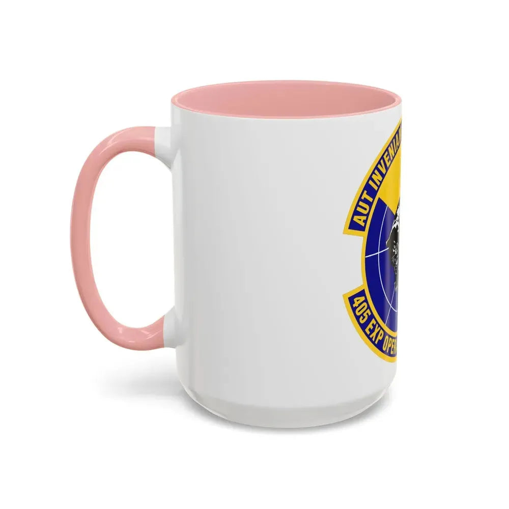 405th Expeditionary Operations Support Squadron (U.S. Air Force) Accent Coffee Mug - Go Mug Yourself