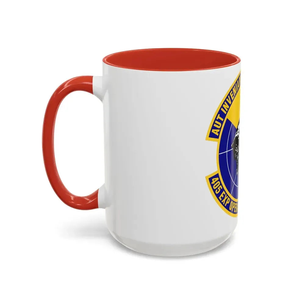 405th Expeditionary Operations Support Squadron (U.S. Air Force) Accent Coffee Mug - Go Mug Yourself