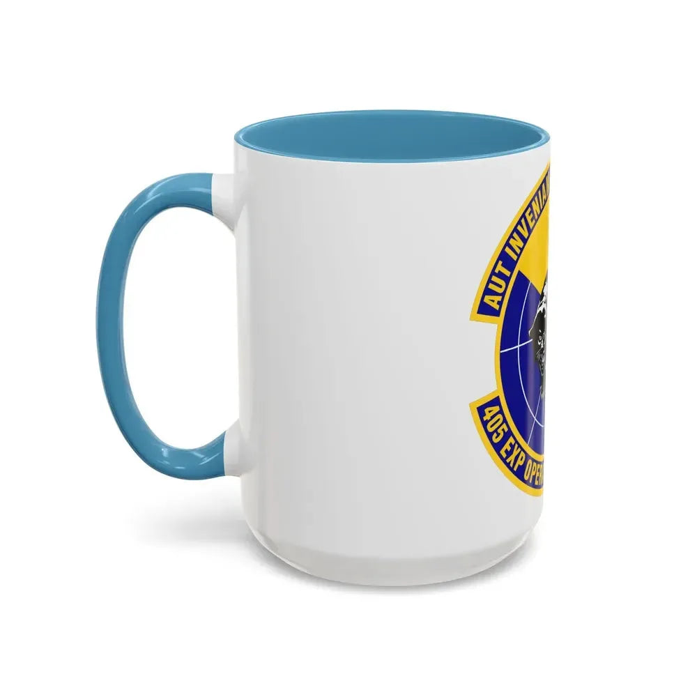 405th Expeditionary Operations Support Squadron (U.S. Air Force) Accent Coffee Mug - Go Mug Yourself