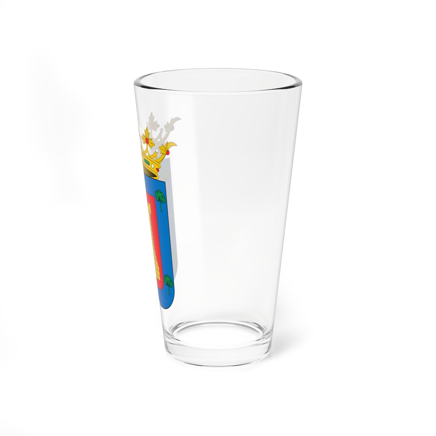 Escudo de Alcalá de la Vega Cuenca (Spain) (Coat of Arms) Pint Glass 16oz