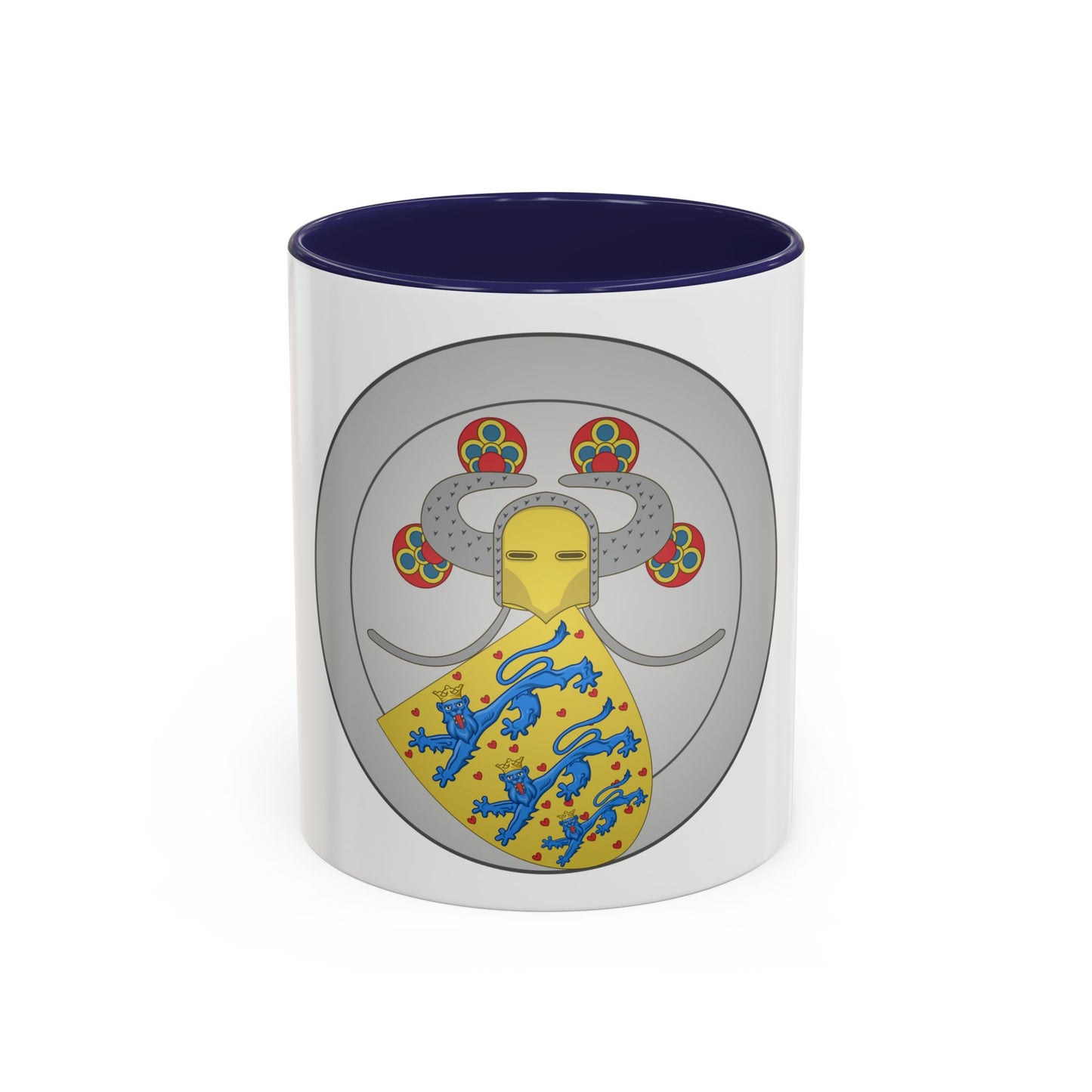 Coat of arms of Valdemar IV of Denmark - Accent Coffee Mug