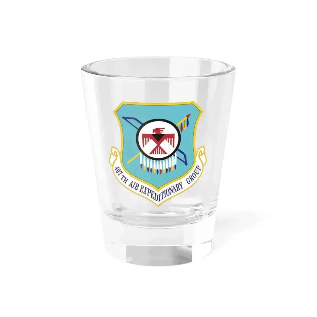 407th Air Expeditionary Group (U.S. Air Force) Shot Glass 1.5oz 1.5oz - Go Mug Yourself