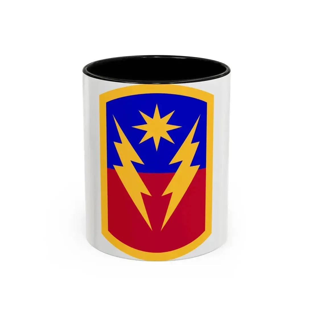 40th Infantry Brigade Combat Team SSI (U.S. Army) Accent Coffee Mug 11oz Black - Go Mug Yourself