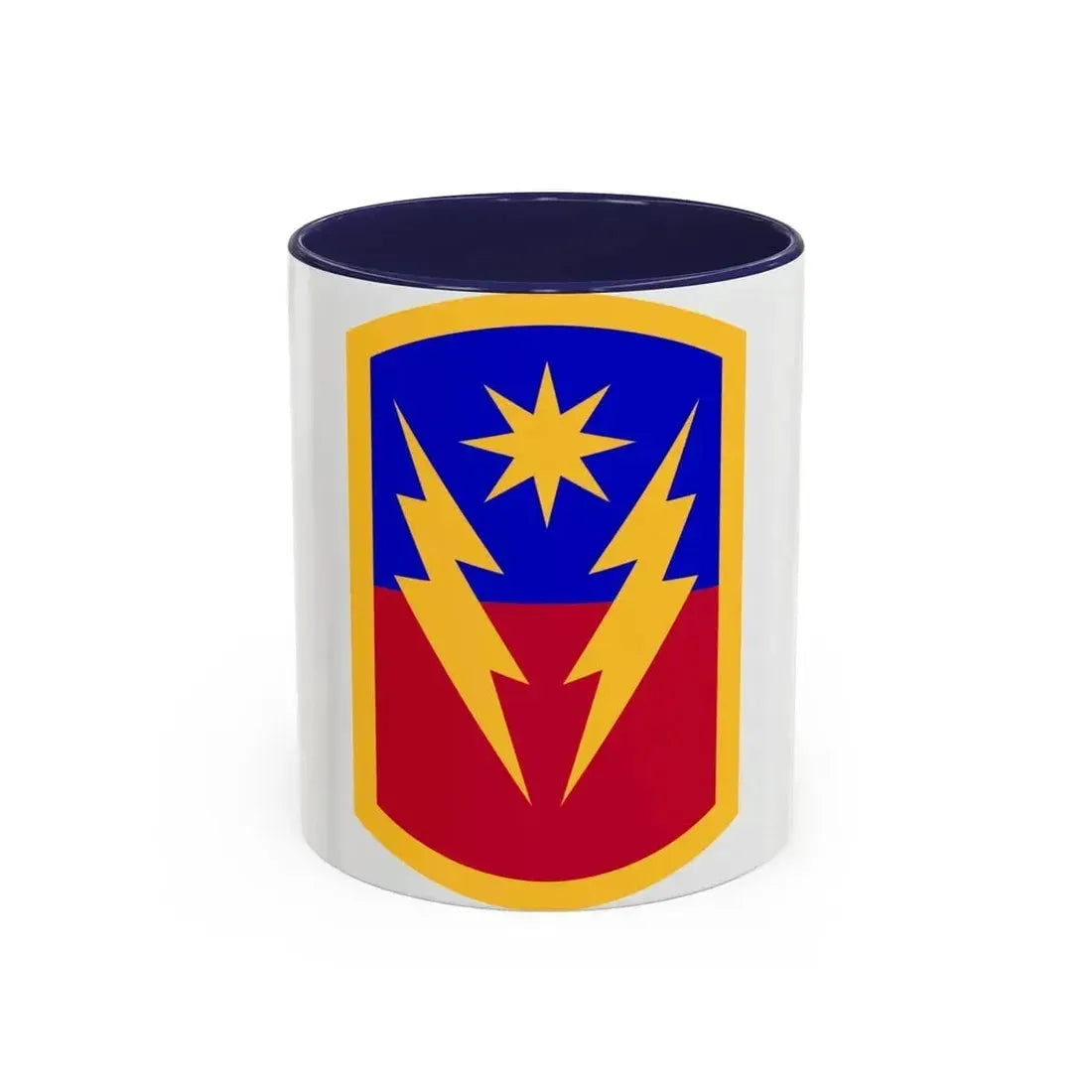 40th Infantry Brigade Combat Team SSI (U.S. Army) Accent Coffee Mug 11oz Navy - Go Mug Yourself