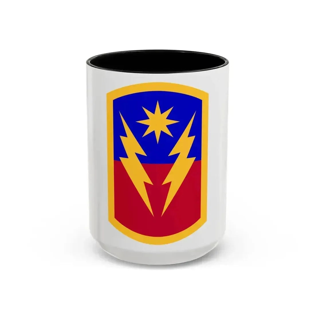40th Infantry Brigade Combat Team SSI (U.S. Army) Accent Coffee Mug 15oz Black - Go Mug Yourself