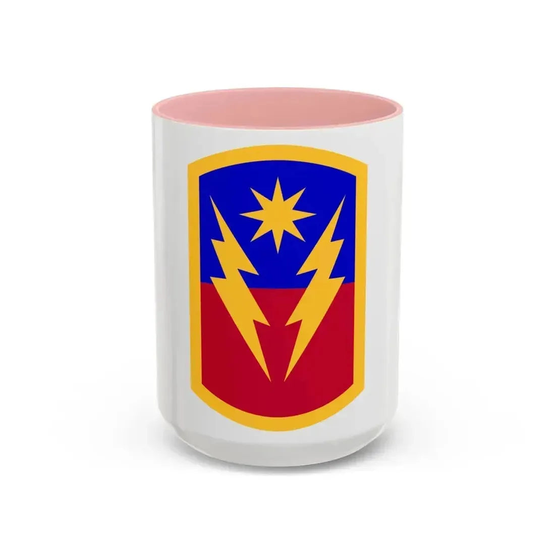40th Infantry Brigade Combat Team SSI (U.S. Army) Accent Coffee Mug 15oz Pink - Go Mug Yourself