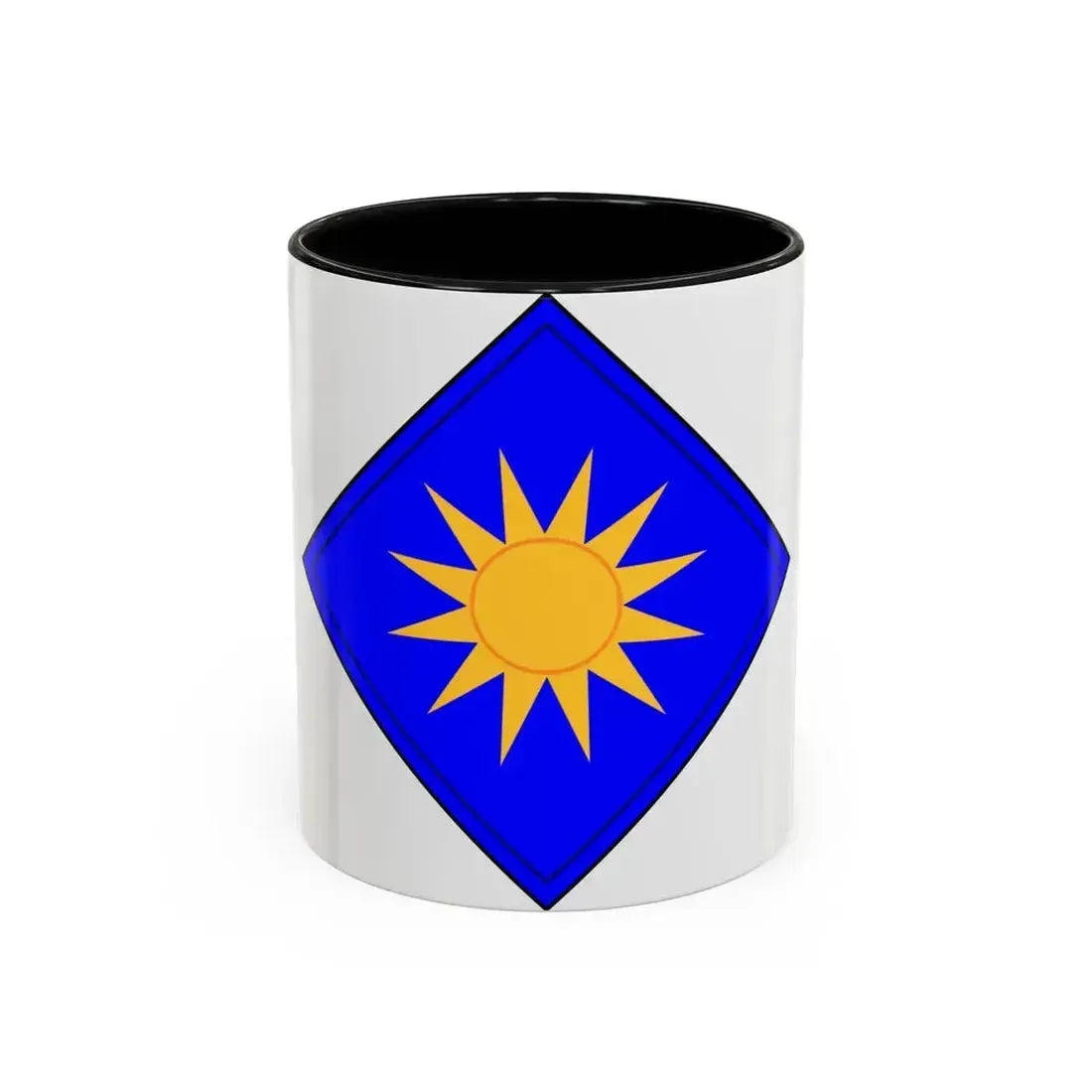 40th Infantry Division CSIB (U.S. Army) Accent Coffee Mug 11oz Black - Go Mug Yourself
