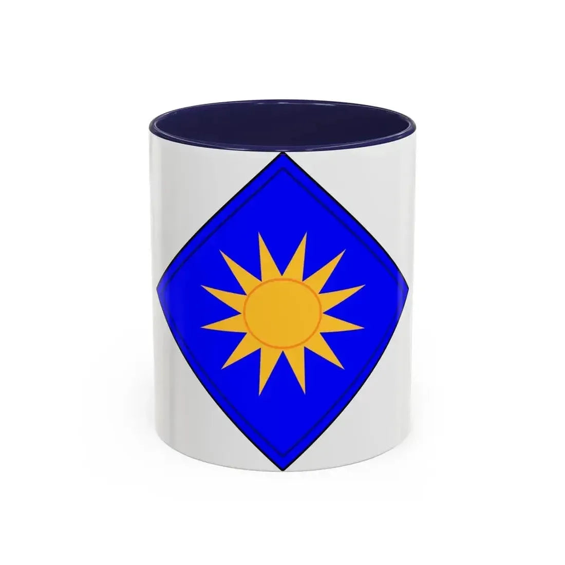 40th Infantry Division CSIB (U.S. Army) Accent Coffee Mug 11oz Navy - Go Mug Yourself