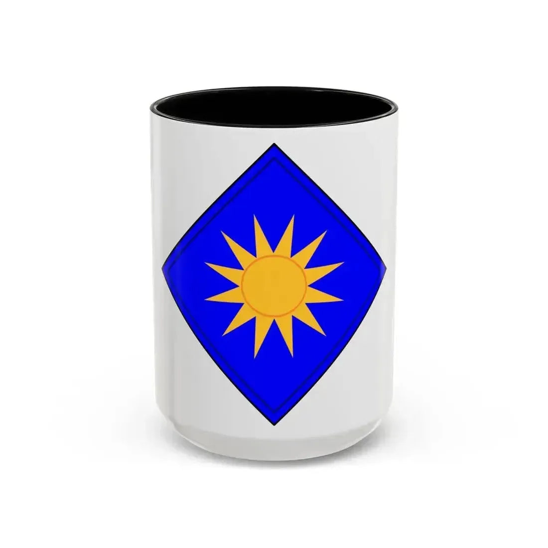 40th Infantry Division CSIB (U.S. Army) Accent Coffee Mug 15oz Black - Go Mug Yourself