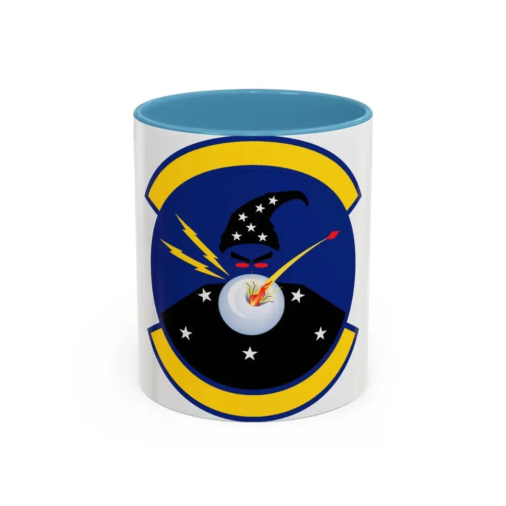 411 Flight Test Squadron AFMC (U.S. Air Force) Accent Coffee Mug 11oz Light Blue - Go Mug Yourself