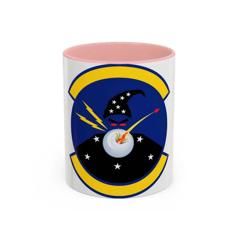 411 Flight Test Squadron AFMC (U.S. Air Force) Accent Coffee Mug 11oz Pink - Go Mug Yourself