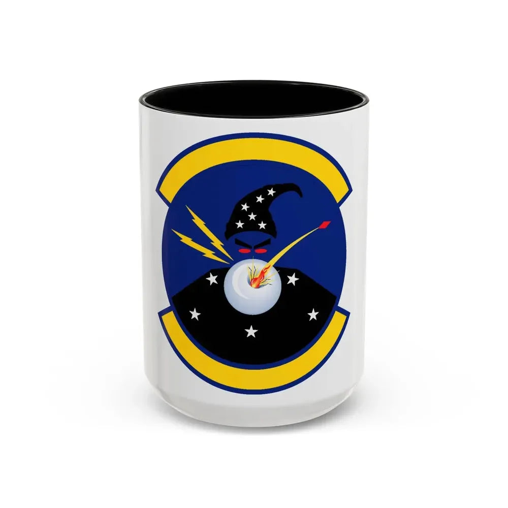411 Flight Test Squadron AFMC (U.S. Air Force) Accent Coffee Mug 15oz Black - Go Mug Yourself