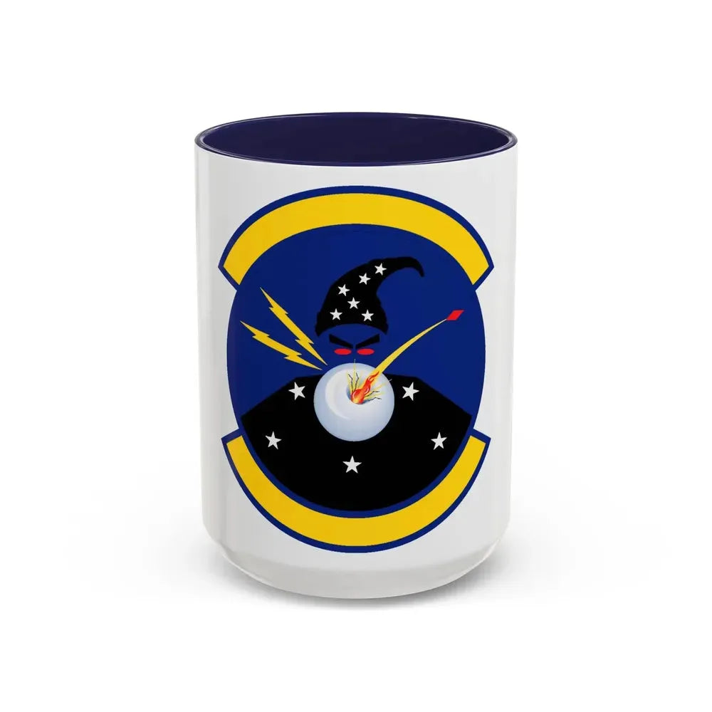 411 Flight Test Squadron AFMC (U.S. Air Force) Accent Coffee Mug 15oz Navy - Go Mug Yourself