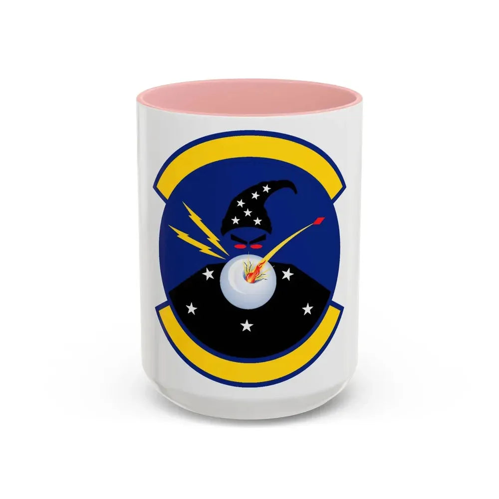 411 Flight Test Squadron AFMC (U.S. Air Force) Accent Coffee Mug 15oz Pink - Go Mug Yourself