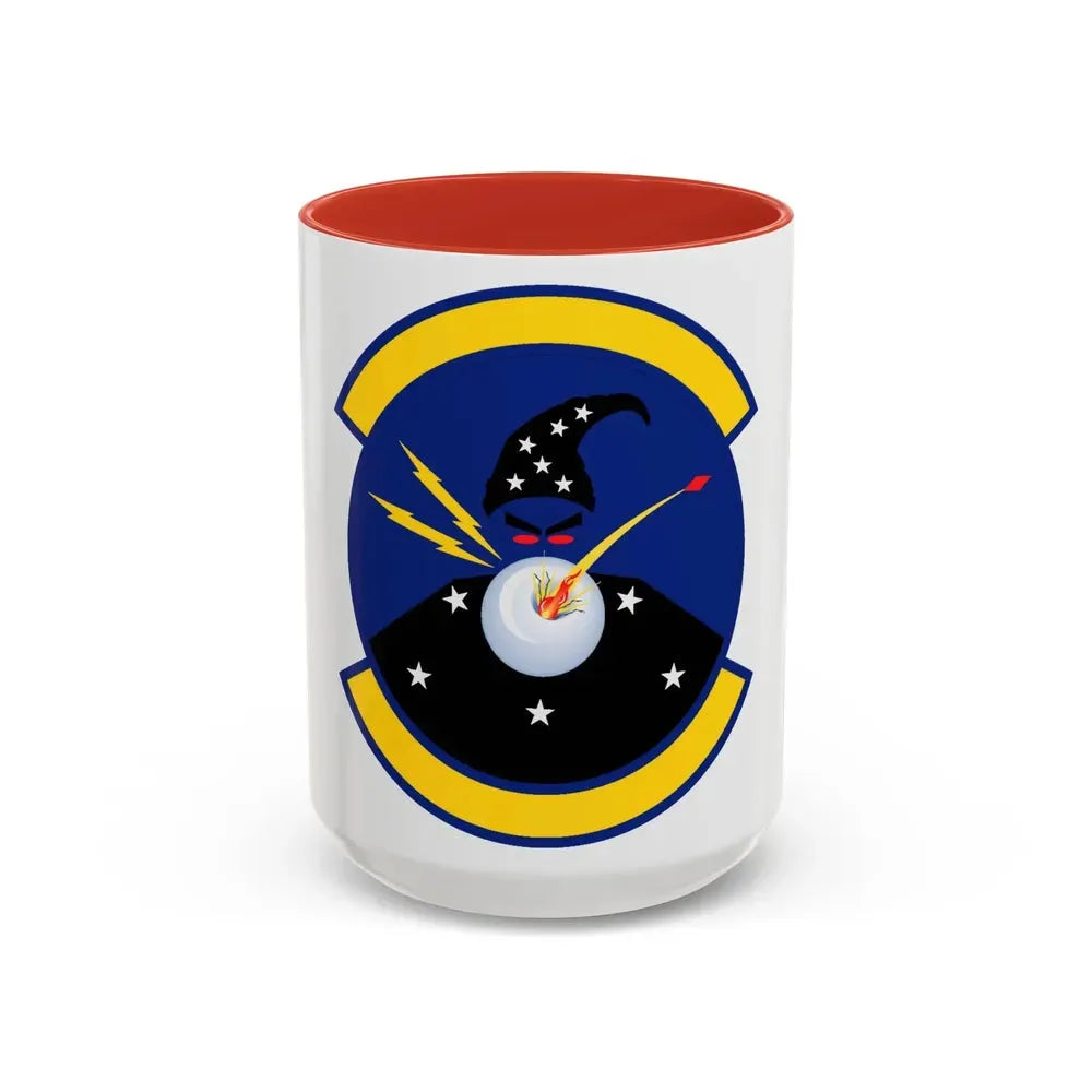 411 Flight Test Squadron AFMC (U.S. Air Force) Accent Coffee Mug 15oz Red - Go Mug Yourself