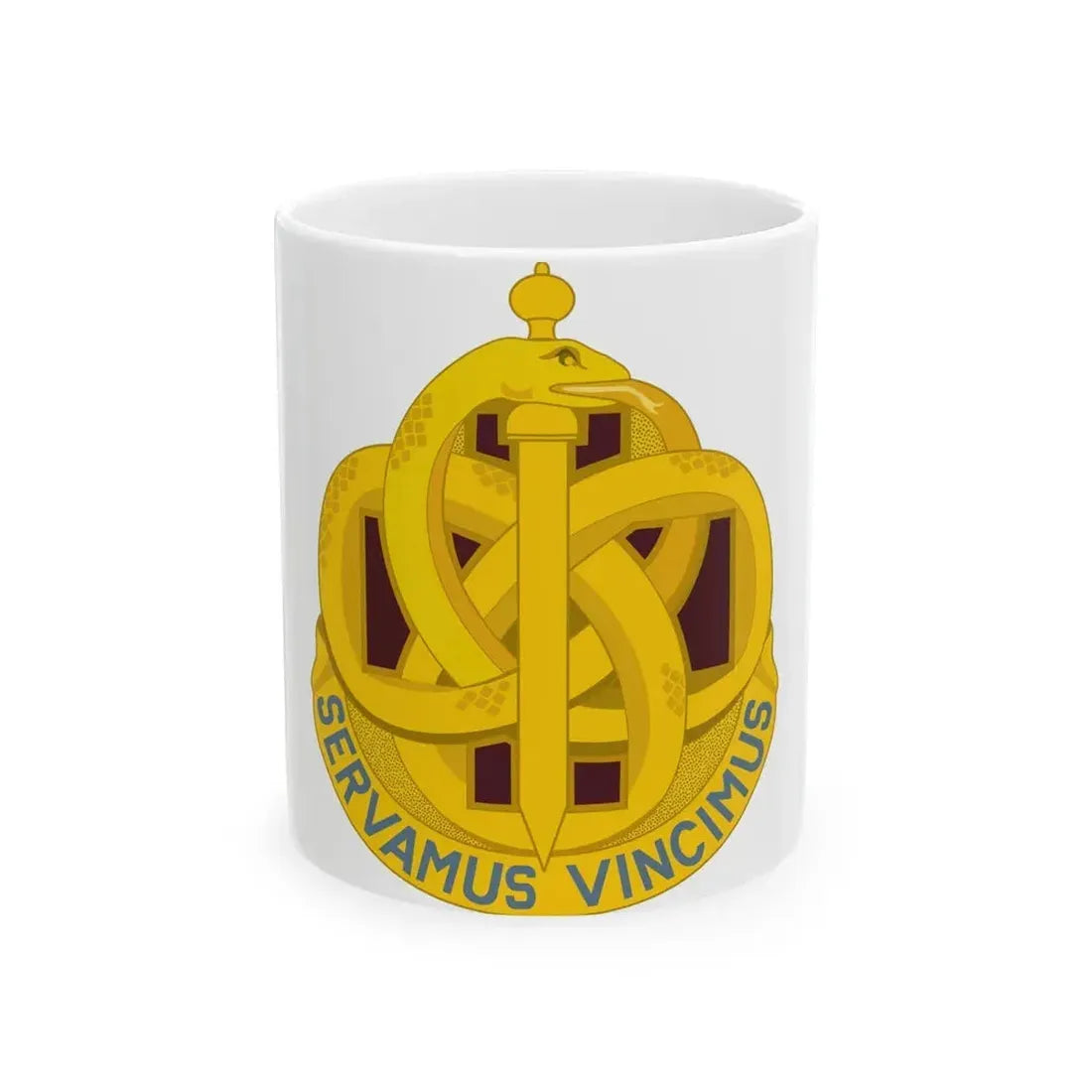411 Hospital Center (U.S. Army) White Coffee Mug 11oz - Go Mug Yourself