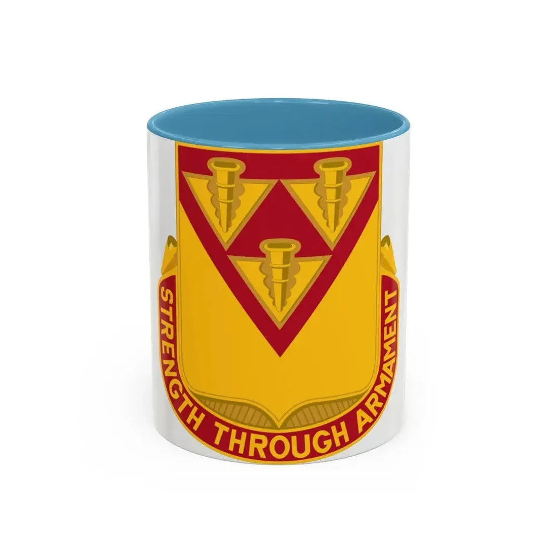 411 Ordnance Battalion (U.S. Army) Accent Coffee Mug 11oz Light Blue - Go Mug Yourself