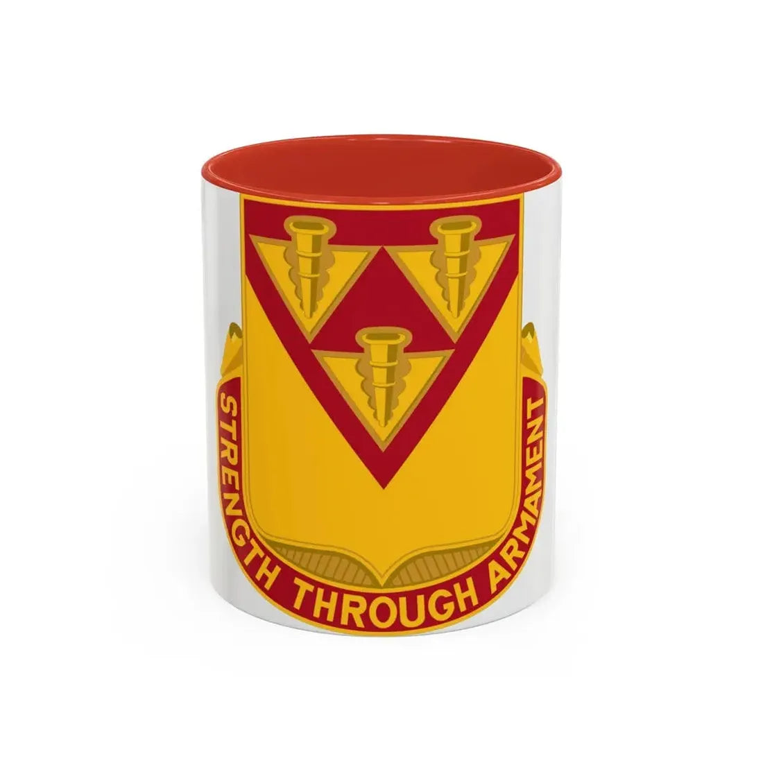 411 Ordnance Battalion (U.S. Army) Accent Coffee Mug 11oz Red - Go Mug Yourself