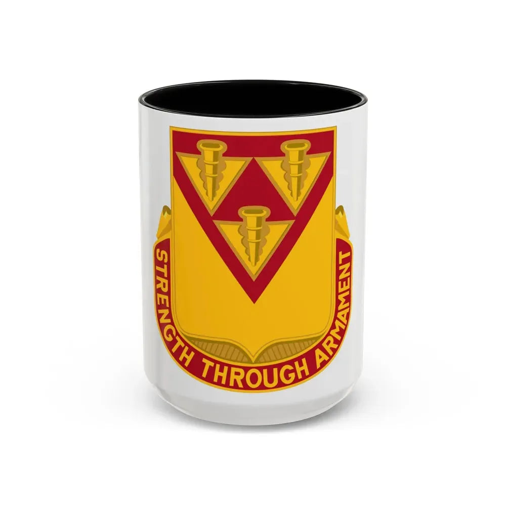 411 Ordnance Battalion (U.S. Army) Accent Coffee Mug 15oz Black - Go Mug Yourself