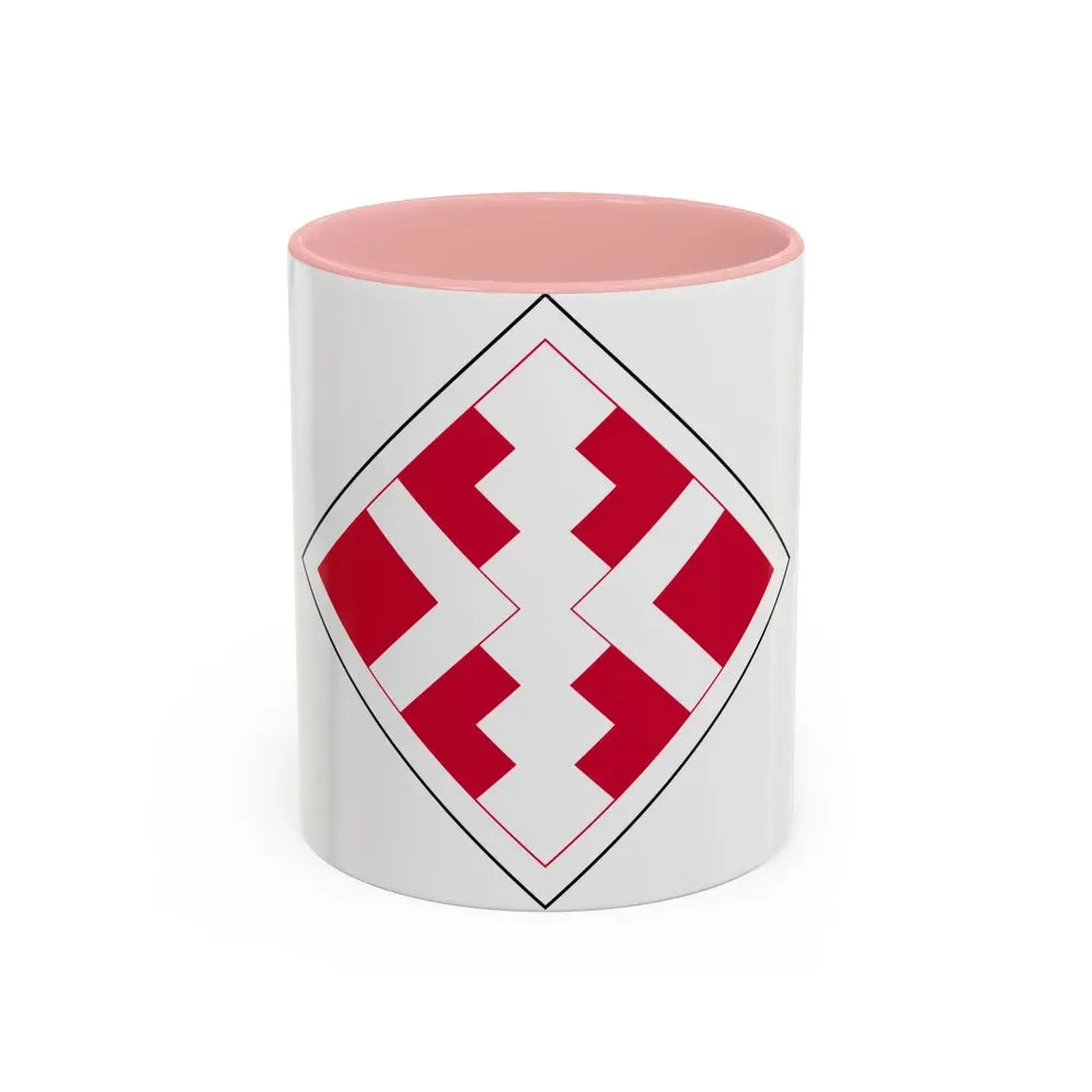 411th Engineer Brigade (U.S. Army) Accent Coffee Mug 11oz Pink - Go Mug Yourself