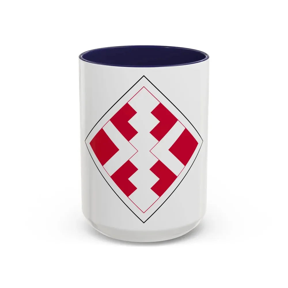 411th Engineer Brigade (U.S. Army) Accent Coffee Mug 15oz Navy - Go Mug Yourself