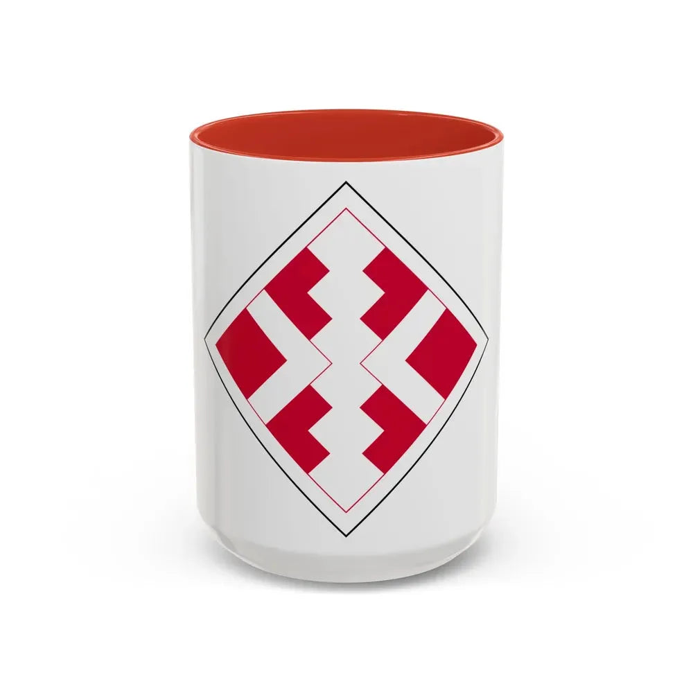411th Engineer Brigade (U.S. Army) Accent Coffee Mug 15oz Red - Go Mug Yourself