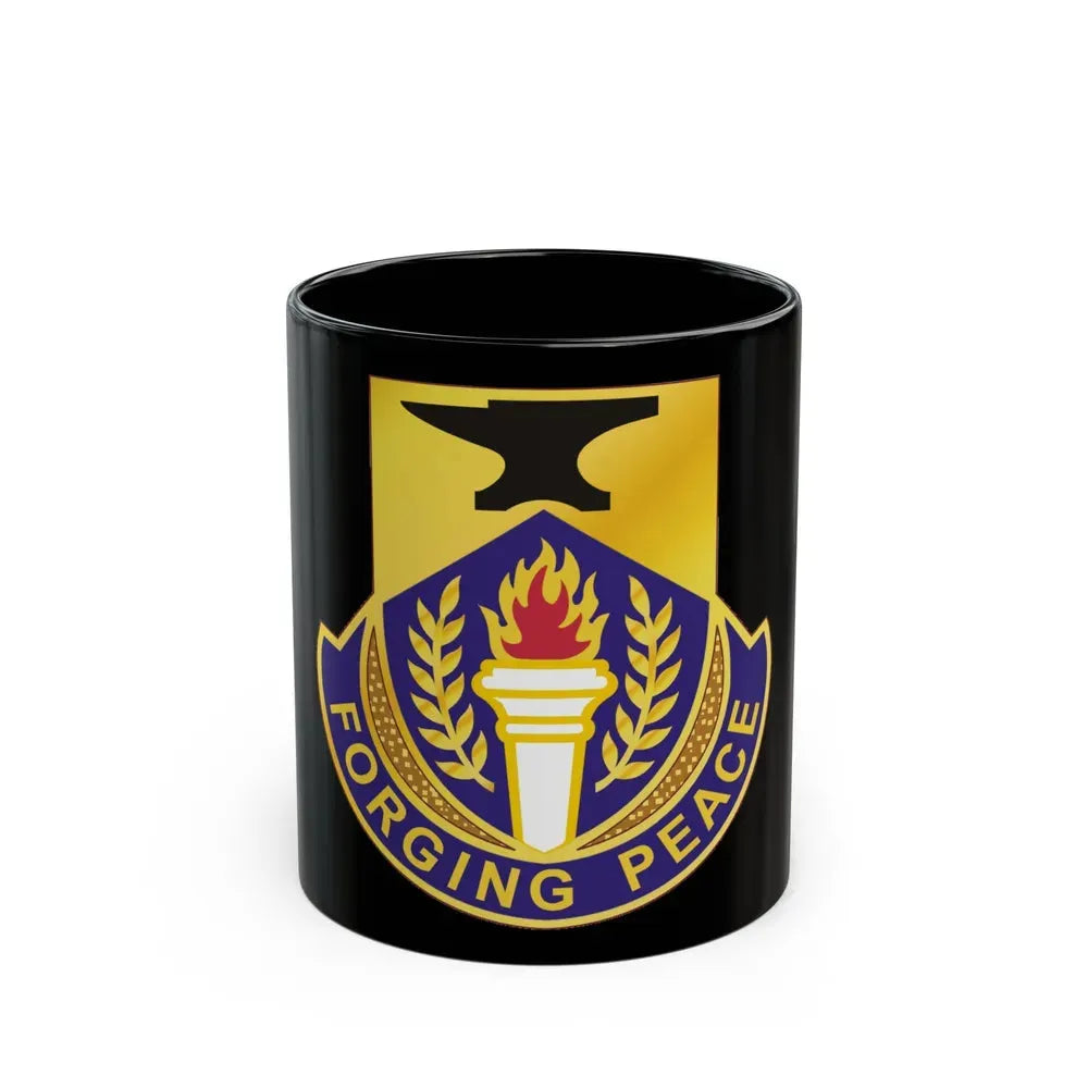 412 Civil Affairs Battalion (U.S. Army) Black Coffee Mug 11oz - Go Mug Yourself