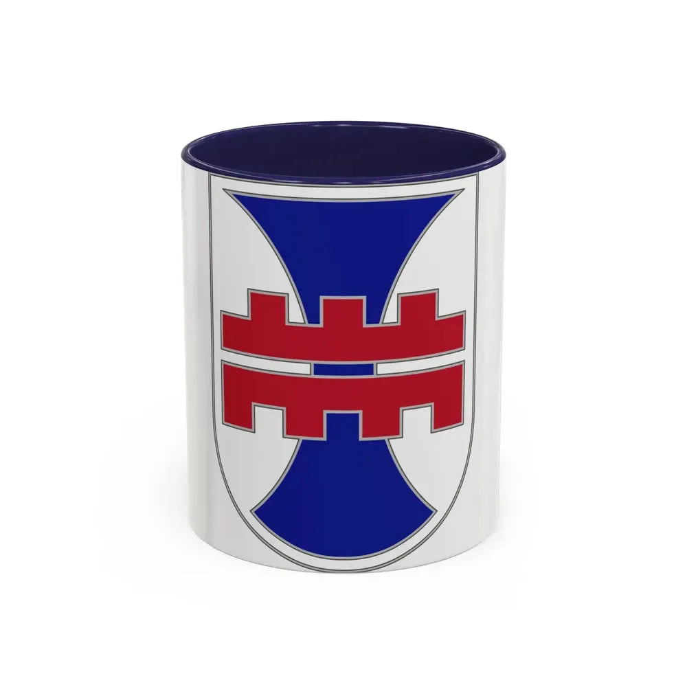 412 Engineer Command (U.S. Army) Accent Coffee Mug 11oz Navy - Go Mug Yourself