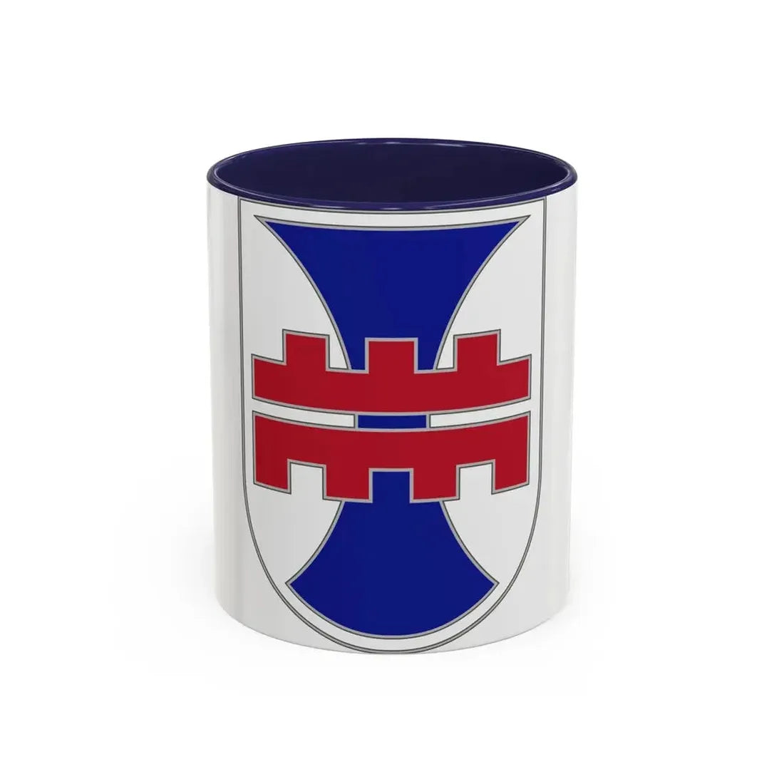 412 Engineer Command (U.S. Army) Accent Coffee Mug 11oz Navy - Go Mug Yourself