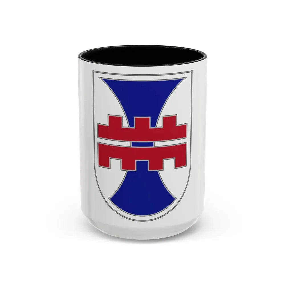412 Engineer Command (U.S. Army) Accent Coffee Mug 15oz Black - Go Mug Yourself