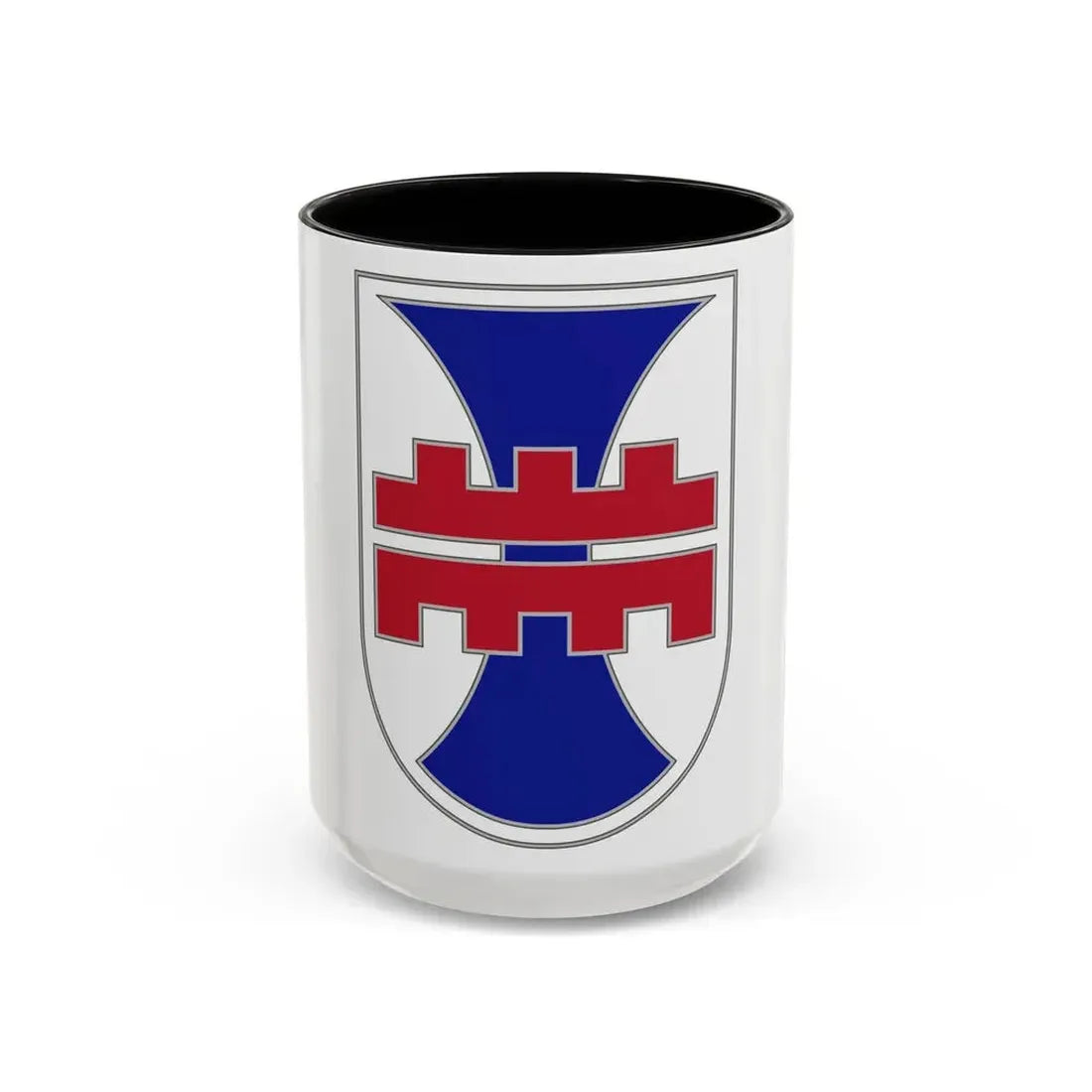 412 Engineer Command (U.S. Army) Accent Coffee Mug 15oz Black - Go Mug Yourself