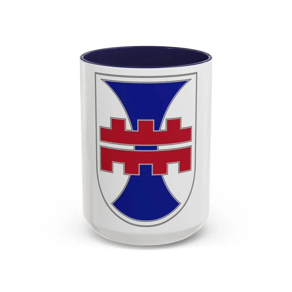 412 Engineer Command (U.S. Army) Accent Coffee Mug 15oz Navy - Go Mug Yourself
